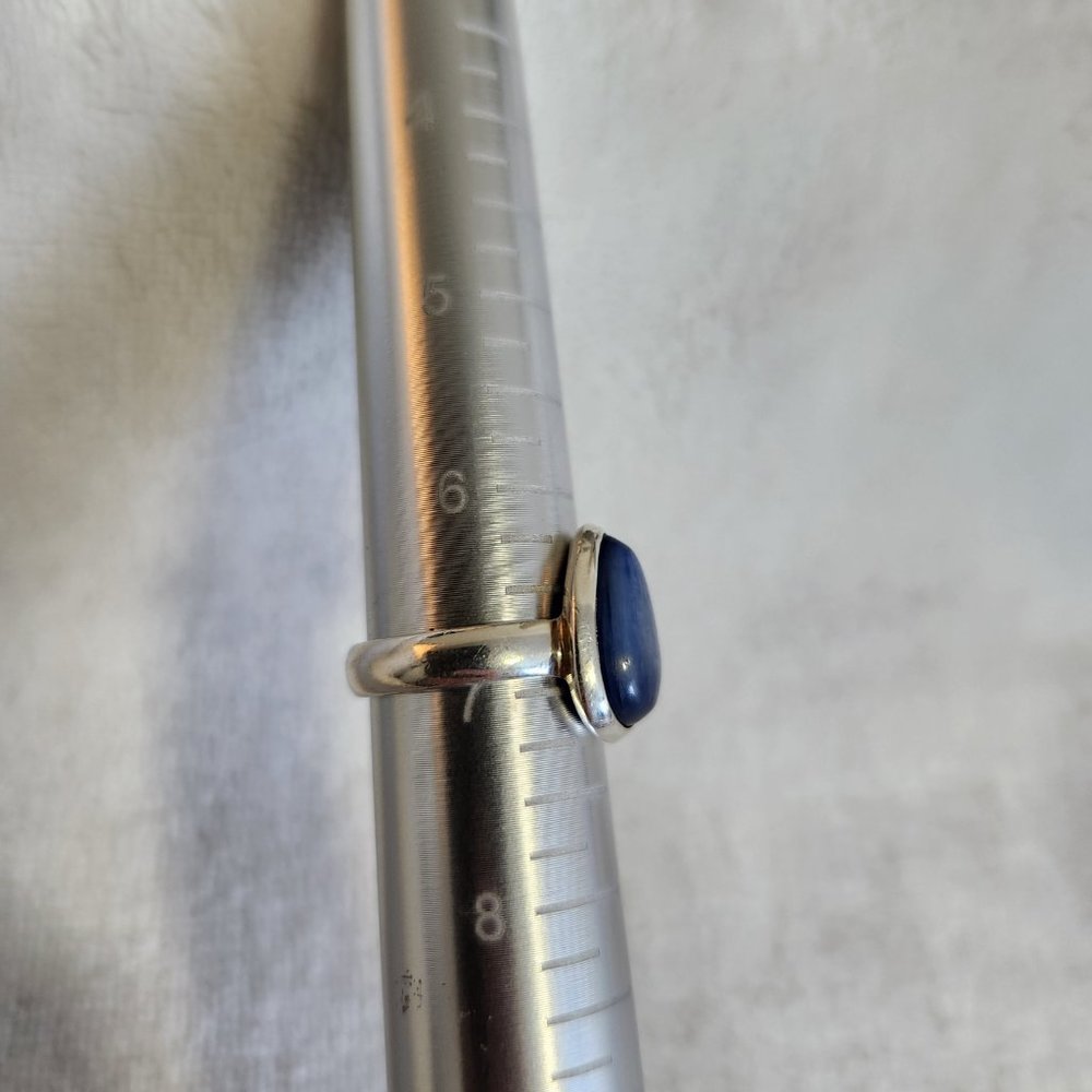 Sterling Silver and  Blue Kyanite Ring Size 7 - Picture 4 of 6